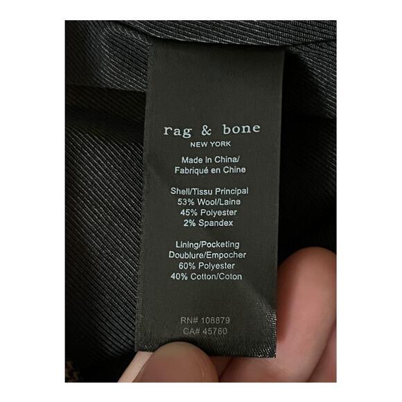 Rag & Bone Skirt Itty Bitty Plaid brown miniskirt size 10 - Picture 6 of 7